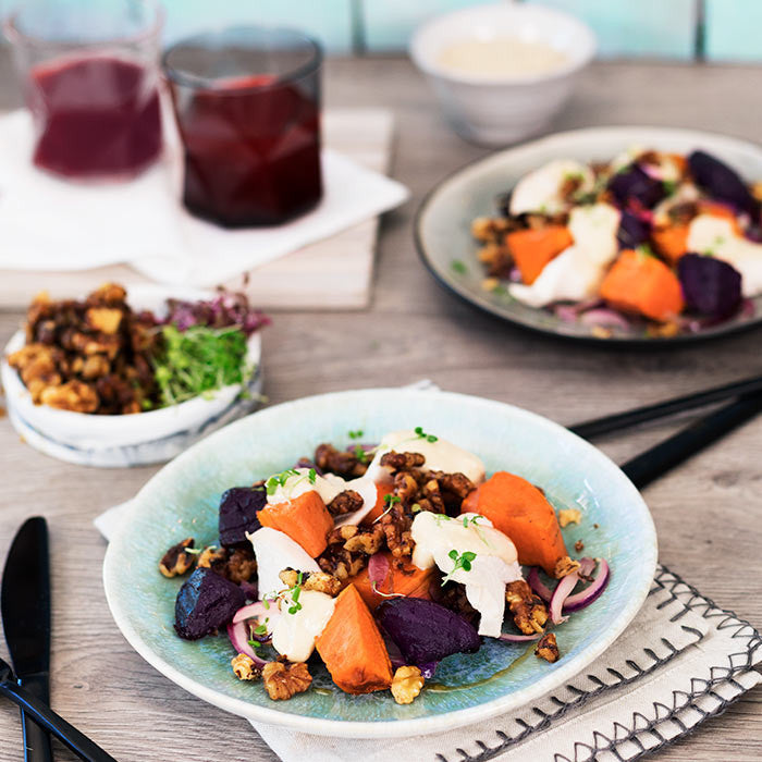 Beetroot & Maple Walnut Salad