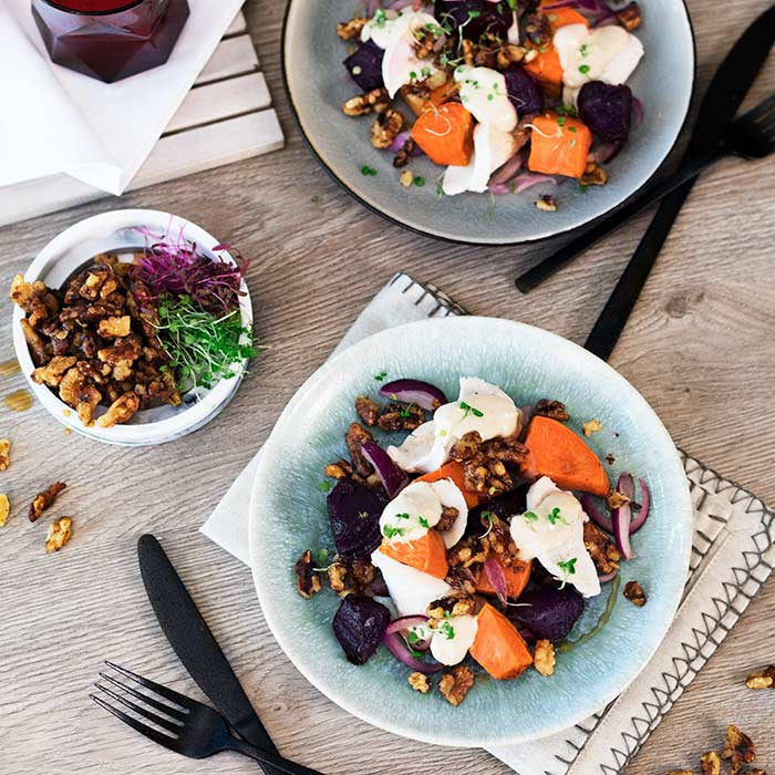 Beetroot & Maple Walnut Salad