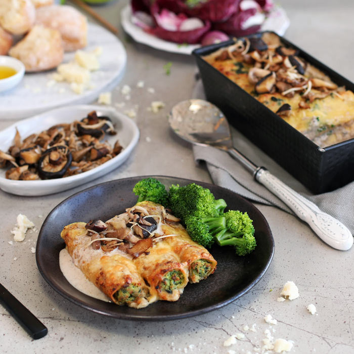 Creamy Mushroom Cannelloni