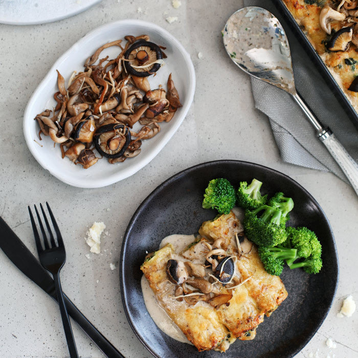 Creamy Mushroom Cannelloni