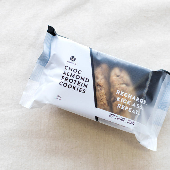 Choc Almond Protein Cookies
