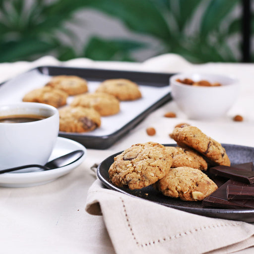 Choc Almond Protein Cookies