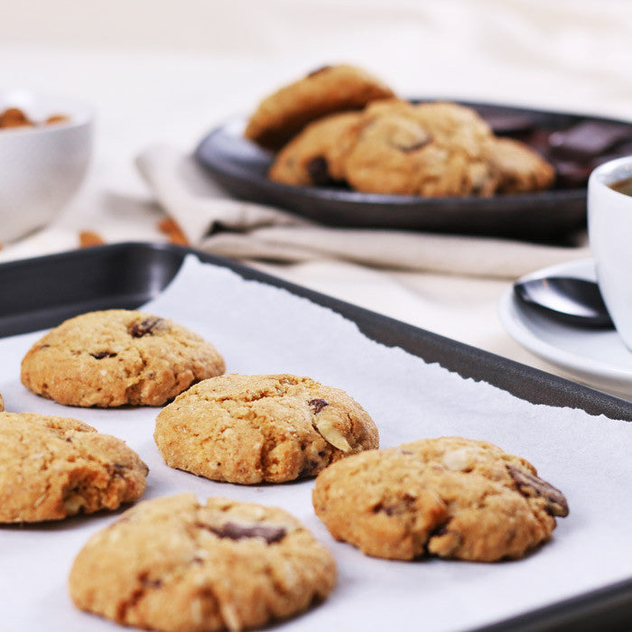 Choc Almond Protein Cookies