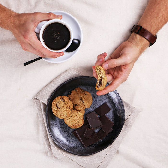 Choc Almond Protein Cookies