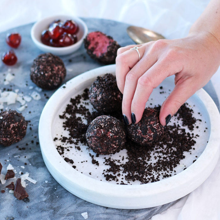 Choc Cherry Protein Balls