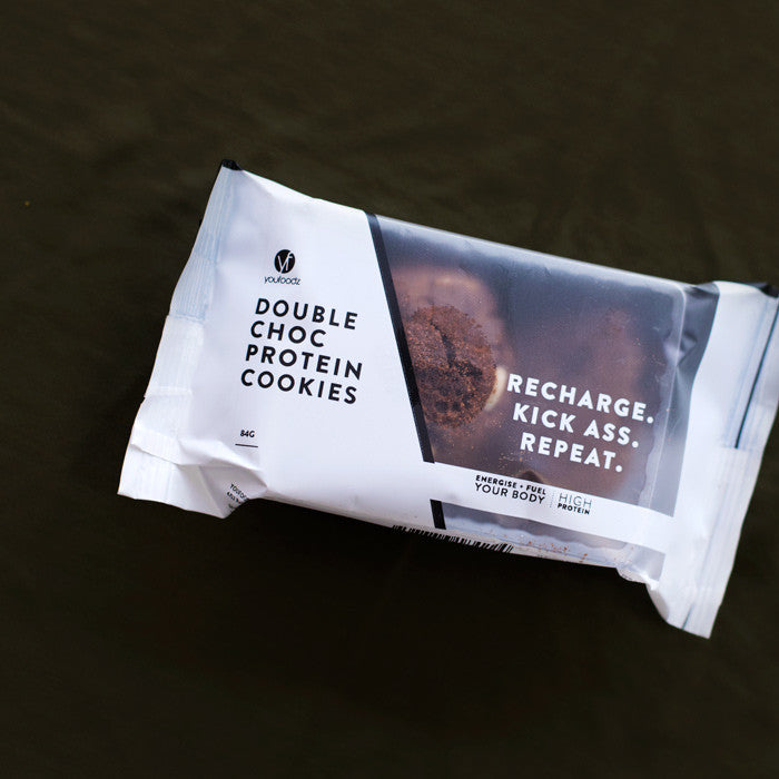 Double Choc Protein Cookies