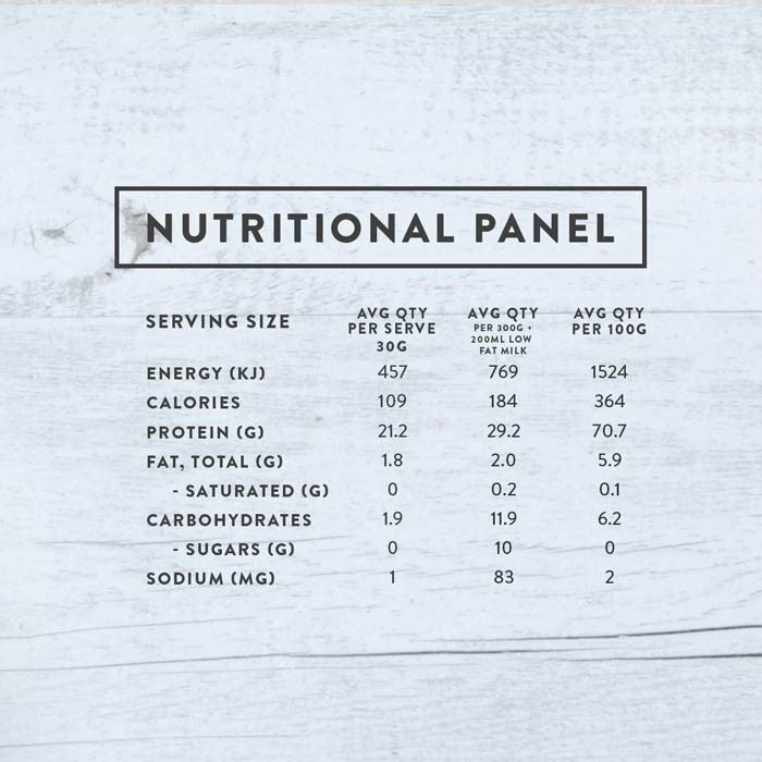 Natural Protein Powder - Vanilla