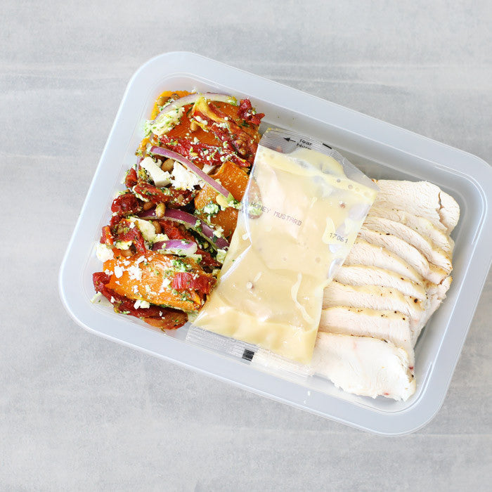 Pesto + Pumpkin Chicken Salad