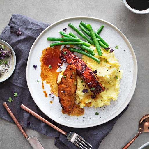 Glazed Tasmanian Salmon