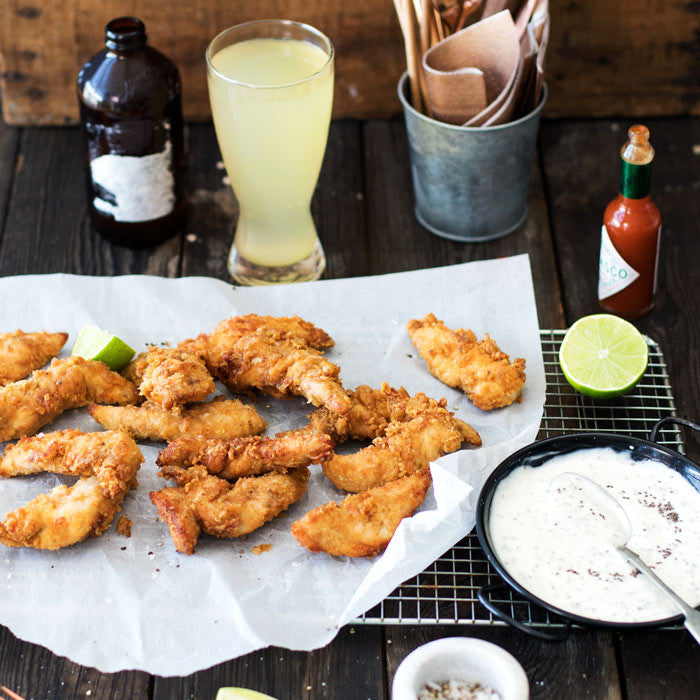 Southern Spiced Tenders with Chia & Sesame Seed Mayo