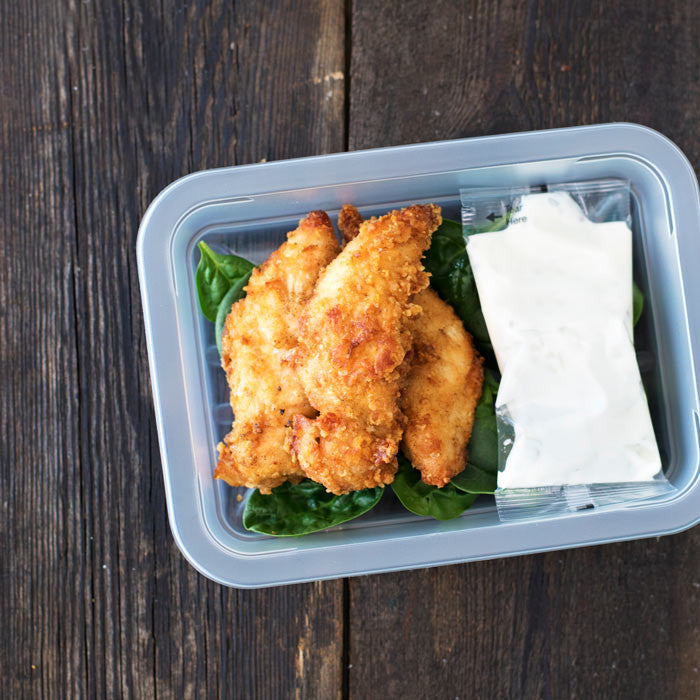 Southern Spiced Tenders with Chia & Sesame Seed Mayo