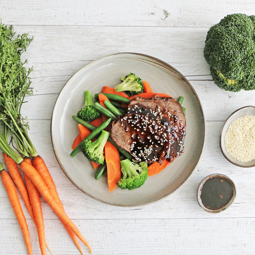 Sticky Teriyaki Beef with Stir Fry