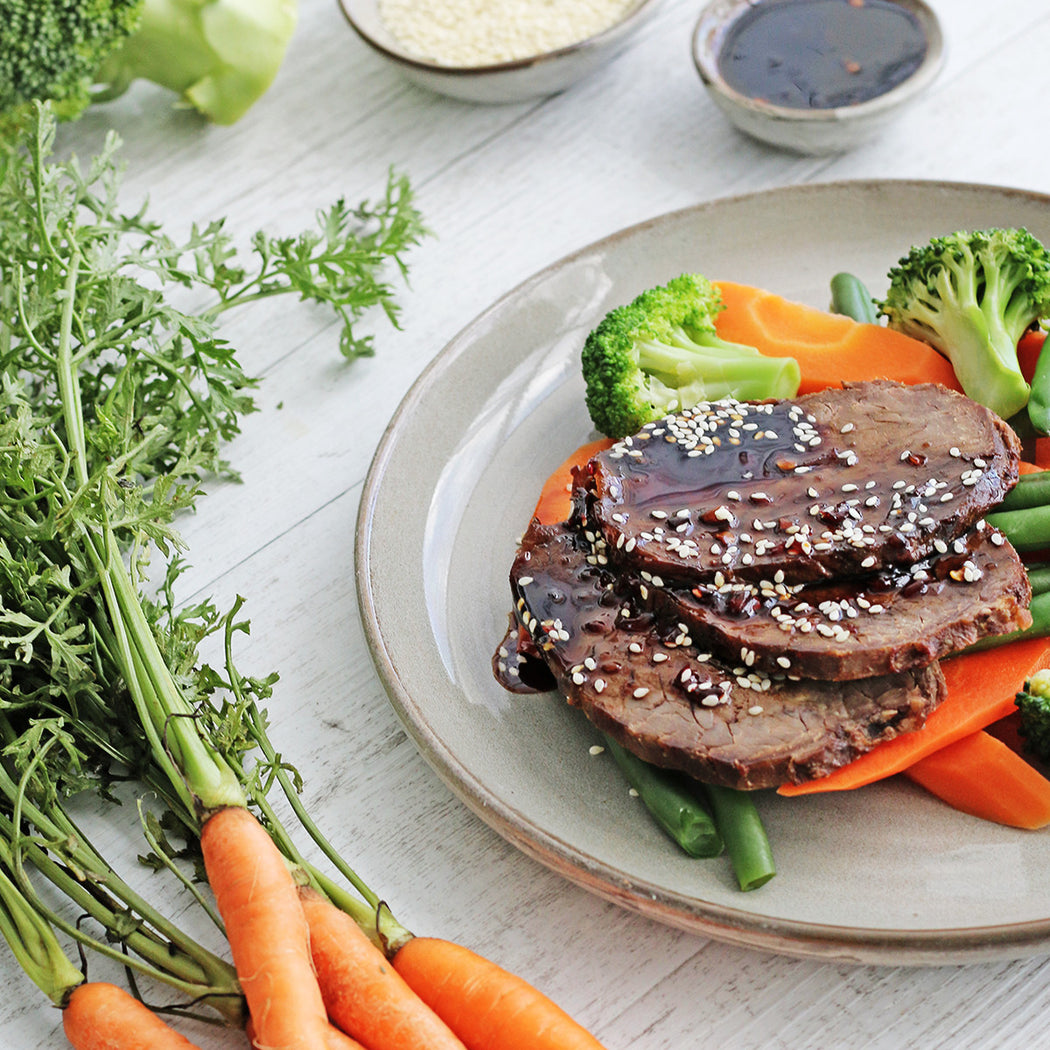 Sticky Teriyaki Beef with Stir Fry