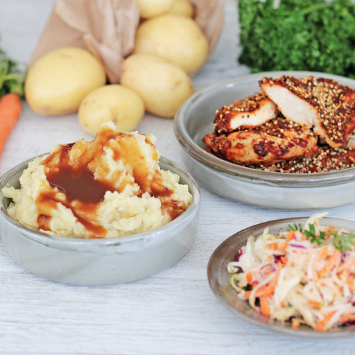 YFC with Potato Gravy & Coleslaw