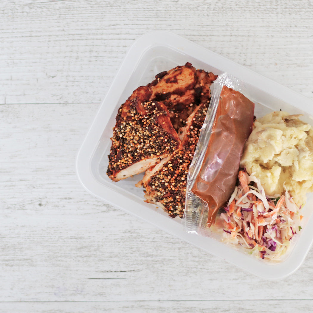 YFC with Potato Gravy & Coleslaw